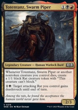 Totentanz, Swarm Piper - Wilds of Eldraine (Uncommon) [WOE-216]