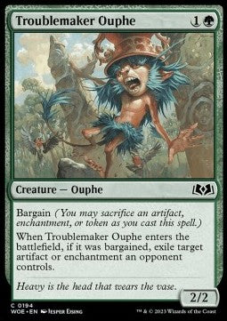 Troublemaker Ouphe⁣ - Wilds of Eldraine⁣ (Common)⁣ [194]