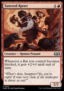 Tattered Ratter⁣ - Wilds of Eldraine⁣ (Uncommon)⁣ [152]