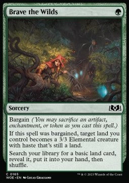 Brave the Wilds⁣ - Wilds of Eldraine⁣ (Common)⁣ [165]