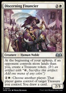 Discerning Financier - Wilds of Eldraine (Uncommon) [WOE-10]