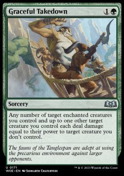 Graceful Takedown - Wilds of Eldraine (Uncommon) [WOE-171]