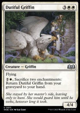 Dutiful Griffin⁣ - Wilds of Eldraine⁣ (Uncommon)⁣ [11]