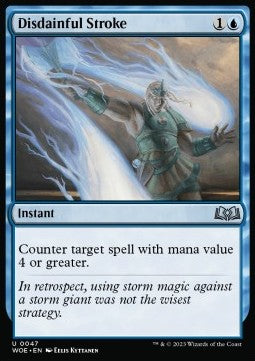 Disdainful Stroke⁣ - Wilds of Eldraine⁣ (Uncommon)⁣ [47]