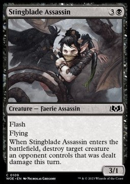 Stingblade Assassin⁣ - Wilds of Eldraine⁣ (Common)⁣ [109]