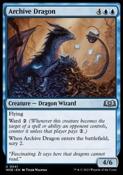 Archive Dragon - Wilds of Eldraine (Uncommon) [WOE-41]