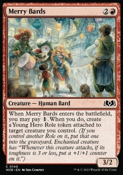 Merry Bards⁣ - Wilds of Eldraine⁣ (Common)⁣ [140]