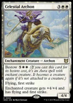 Celestial Archon⁣ - Commander: Wilds of Eldraine⁣ (Rare)⁣ [63]