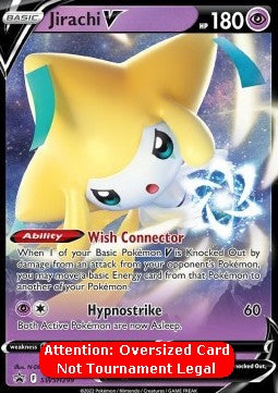 Jirachi V⁣ - SWSH Black Star Promos⁣ (Oversized)⁣ [299]