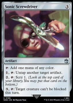 Sonic Screwdriver (V.3)⁣ - Universes Beyond: Doctor Who⁣ (Uncommon)⁣ [186]