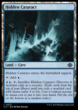 Hidden Cataract⁣ - The Lost Caverns of Ixalan⁣ (Land)⁣ [273]