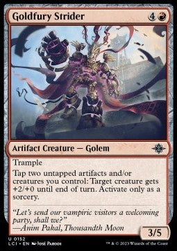 Goldfury Strider⁣ - The Lost Caverns of Ixalan⁣ (Uncommon)⁣ [152]