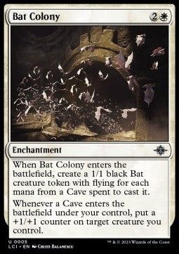 Bat Colony⁣ - The Lost Caverns of Ixalan⁣ (Uncommon)⁣ [5]