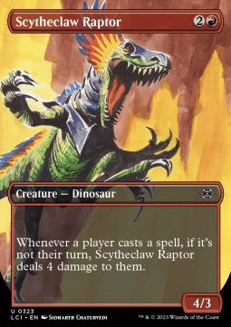 Scytheclaw Raptor⁣ - The Lost Caverns of Ixalan: Extras⁣ (Uncommon)⁣ [323]