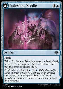 Lodestone Needle // Guidestone Compass⁣ - The Lost Caverns of Ixalan⁣ (Uncommon)⁣ [62]
