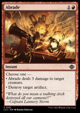Abrade⁣ - The Lost Caverns of Ixalan⁣ (Common)⁣ [131]