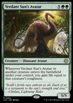Verdant Sun's Avatar⁣ - Commander: The Lost Caverns of Ixalan⁣ (Rare)⁣ [262]