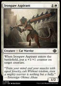 Ironpaw Aspirant⁣ - The Lost Caverns of Ixalan⁣ (Common)⁣ [18]