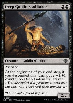 Deep Goblin Skulltaker⁣ - The Lost Caverns of Ixalan⁣ (Common)⁣ [101]
