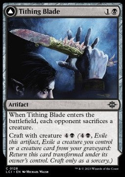 Tithing Blade // Consuming Sepulcher⁣ - The Lost Caverns of Ixalan⁣ (Common)⁣ [128]