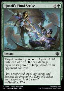 Huatli's Final Strike⁣ - The Lost Caverns of Ixalan⁣ (Common)⁣ [190]