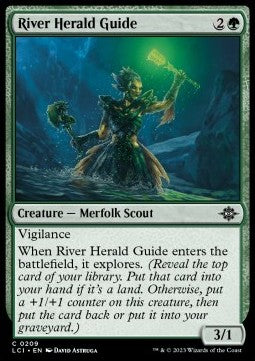 River Herald Guide⁣ - The Lost Caverns of Ixalan⁣ (Common)⁣ [209]