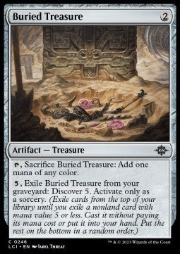 Buried Treasure⁣ - The Lost Caverns of Ixalan⁣ (Common)⁣ [246]
