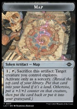 Map Token - The Lost Caverns of Ixalan: Tokens (Token) [TLCI-T17]