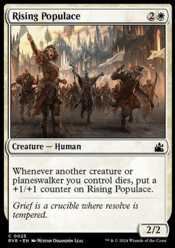 Rising Populace⁣ - Ravnica Remastered⁣ (Common)⁣ [25]