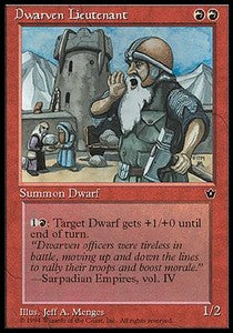 Dwarven Lieutenant⁣ - Fallen Empires⁣ (Uncommon)