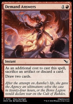 Demand Answers⁣ - Murders at Karlov Manor⁣ (Common)⁣ [122]