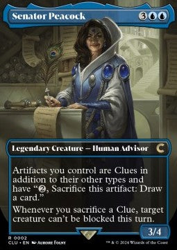 Senator Peacock⁣ - Ravnica: Cluedo Edition⁣ (Rare)⁣ [2]