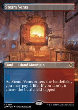 Steam Vents - Ravnica: Cluedo Edition (Rare) [CLU-280]