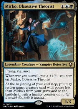 Mirko, Obsessive Theorist⁣ - Commander: Murders at Karlov Manor⁣ (Mythic)⁣ [2]