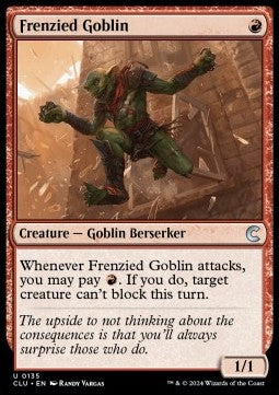 Frenzied Goblin⁣ - Ravnica: Cluedo Edition⁣ (Uncommon)⁣ [135]