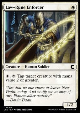 Law-Rune Enforcer⁣ - Ravnica: Cluedo Edition⁣ (Common)⁣ [64]