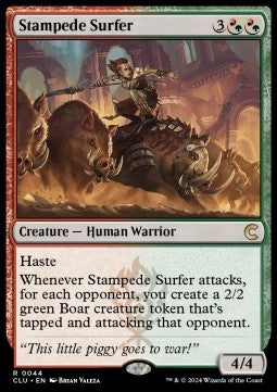 Stampede Surfer⁣ - Ravnica: Cluedo Edition⁣ (Rare)⁣ [44]