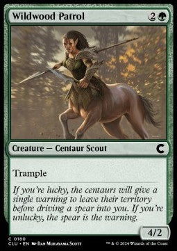 Wildwood Patrol⁣ - Ravnica: Cluedo Edition⁣ (Common)⁣ [180]