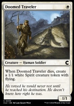 Doomed Traveler⁣ - Ravnica: Cluedo Edition⁣ (Common)⁣ [59]