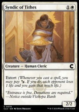 Syndic of Tithes⁣ - Ravnica: Cluedo Edition⁣ (Common)⁣ [74]