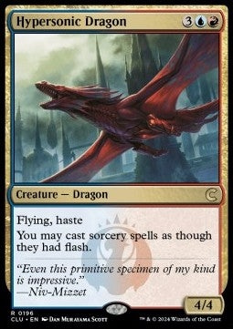 Hypersonic Dragon⁣ - Ravnica: Cluedo Edition⁣ (Rare)⁣ [196]