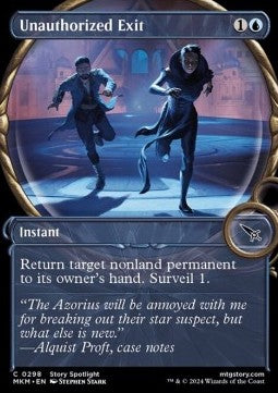 Unauthorized Exit⁣ - Murders at Karlov Manor: Extras⁣ (Common)⁣ [298]