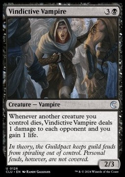 Vindictive Vampire⁣ - Ravnica: Cluedo Edition⁣ (Uncommon)⁣ [126]