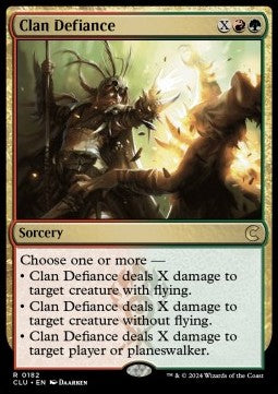 Clan Defiance - Ravnica: Cluedo Edition (Rare) [CLU-182]