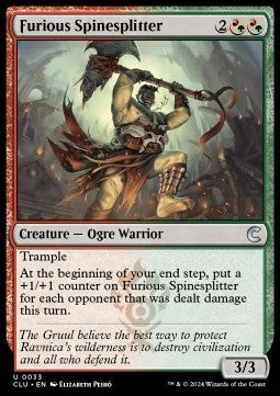 Furious Spinesplitter⁣ - Ravnica: Cluedo Edition⁣ (Uncommon)⁣ [33]