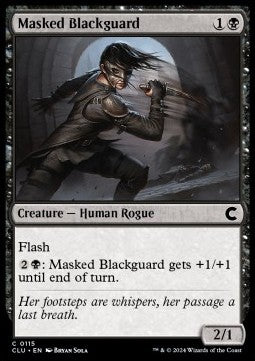 Masked Blackguard⁣ - Ravnica: Cluedo Edition⁣ (Common)⁣ [115]