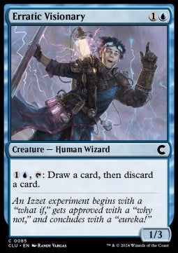 Erratic Visionary⁣ - Ravnica: Cluedo Edition⁣ (Common)⁣ [85]
