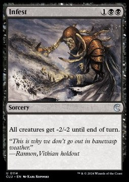 Infest⁣ - Ravnica: Cluedo Edition⁣ (Uncommon)⁣ [114]