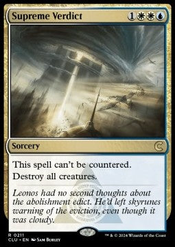 Supreme Verdict⁣ - Ravnica: Cluedo Edition⁣ (Rare)⁣ [211]