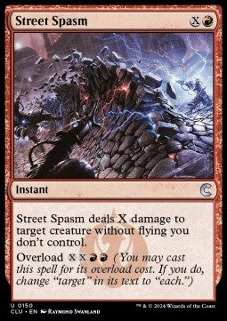 Street Spasm⁣ - Ravnica: Cluedo Edition⁣ (Uncommon)⁣ [150]